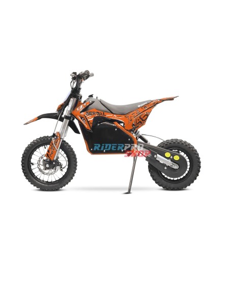 🏍️ Serval PRM 12" 1200W: Elektrische Mini-Motor voor Jonge Rijders - RiderProShop