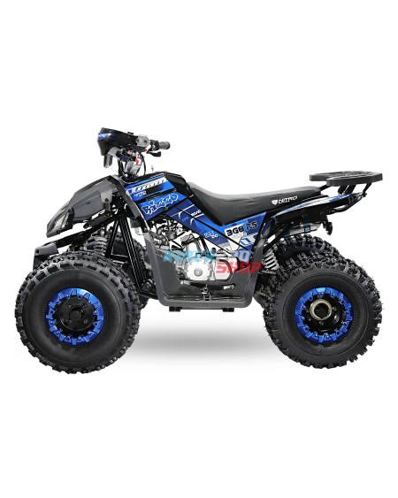 🛵 Rizzo RS8-3G Platinum: Quad Adolescente 125cc con Frenos Hidráulicos y Arranque Eléctrico - RiderProShop