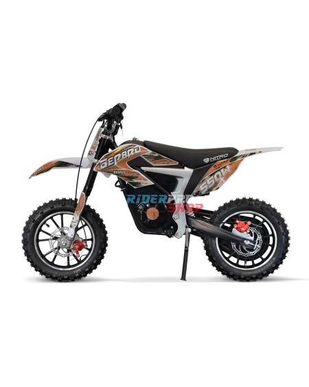 Gepard DLX 10" 550W: Mini Moto Cross Elettrica per Bambini 🏍️ - RiderProShop