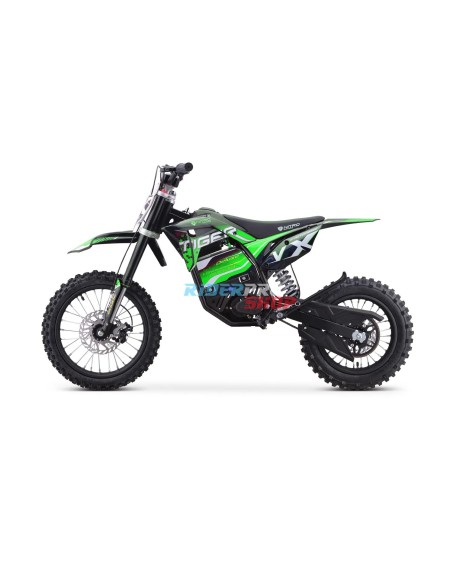 🏍️ Tiger VX DLX 2000W: Elektro-Motocross Leistung & Sicherheit - RiderProShop