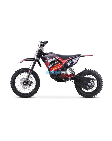 🏍️ Tiger VX DLX 2000W: Elektro-Motocross Leistung & Sicherheit - RiderProShop