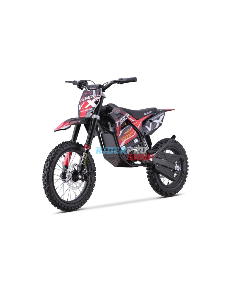 🏍️ Tiger VX DLX 2000W: Elektro-Motocross Leistung & Sicherheit - RiderProShop